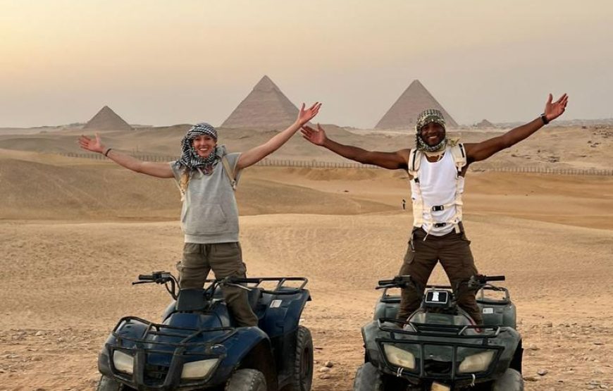 Cairo: Pyramids Quad Bike Adventure & Optional Camel Ride